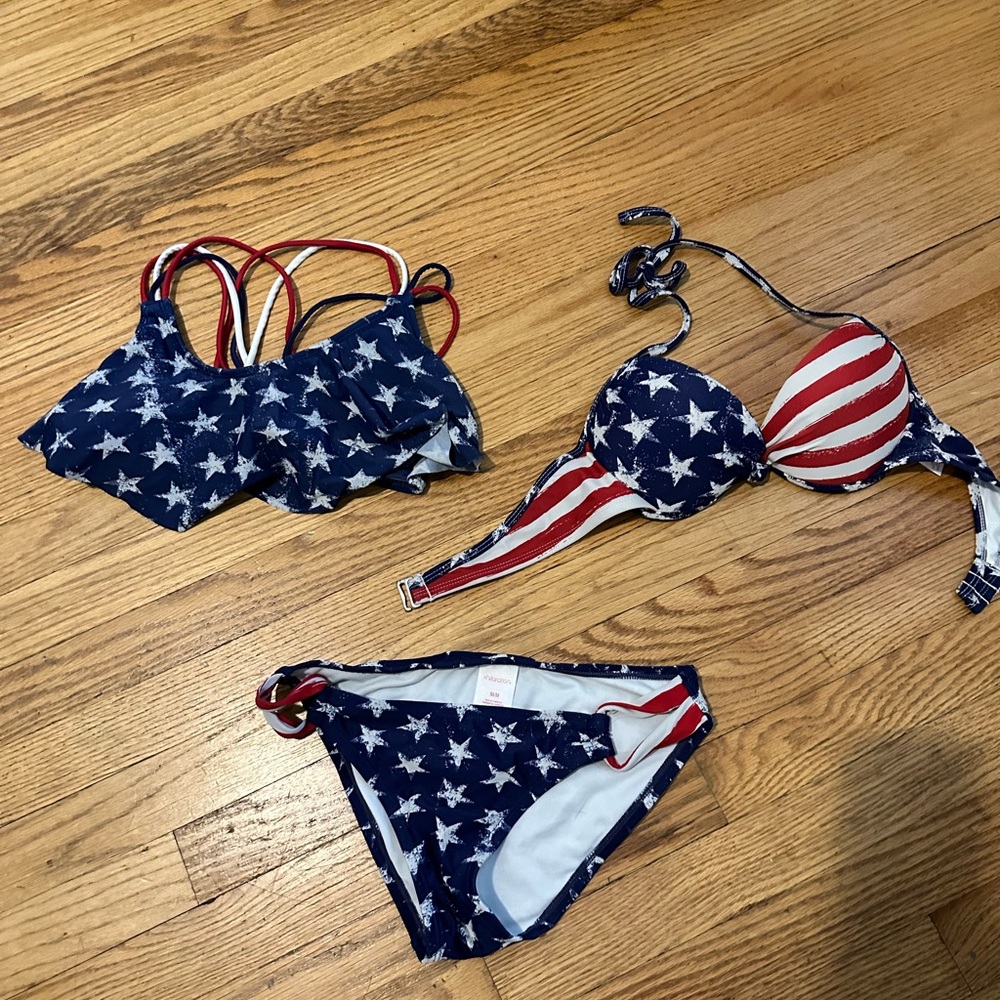 Patriotic Bikini with two different tops
